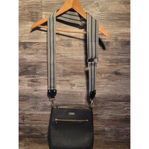 KATE SPADE BLACK LEATHER CROSSBODY HANDBAG